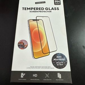 iPhone 14 Pro Max Casetify screen protector.